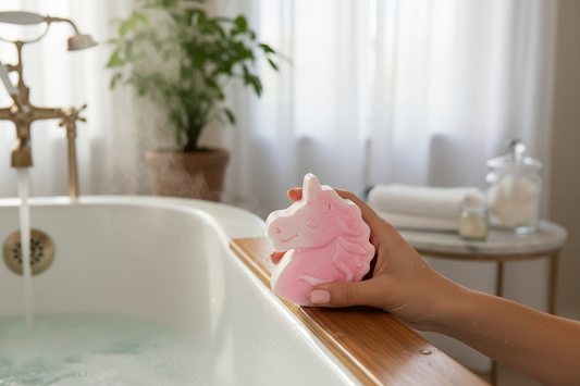 The "Bubbly Bestie" Set - Shaped Soap & Loofah