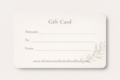 Divine Remedies Gift Card