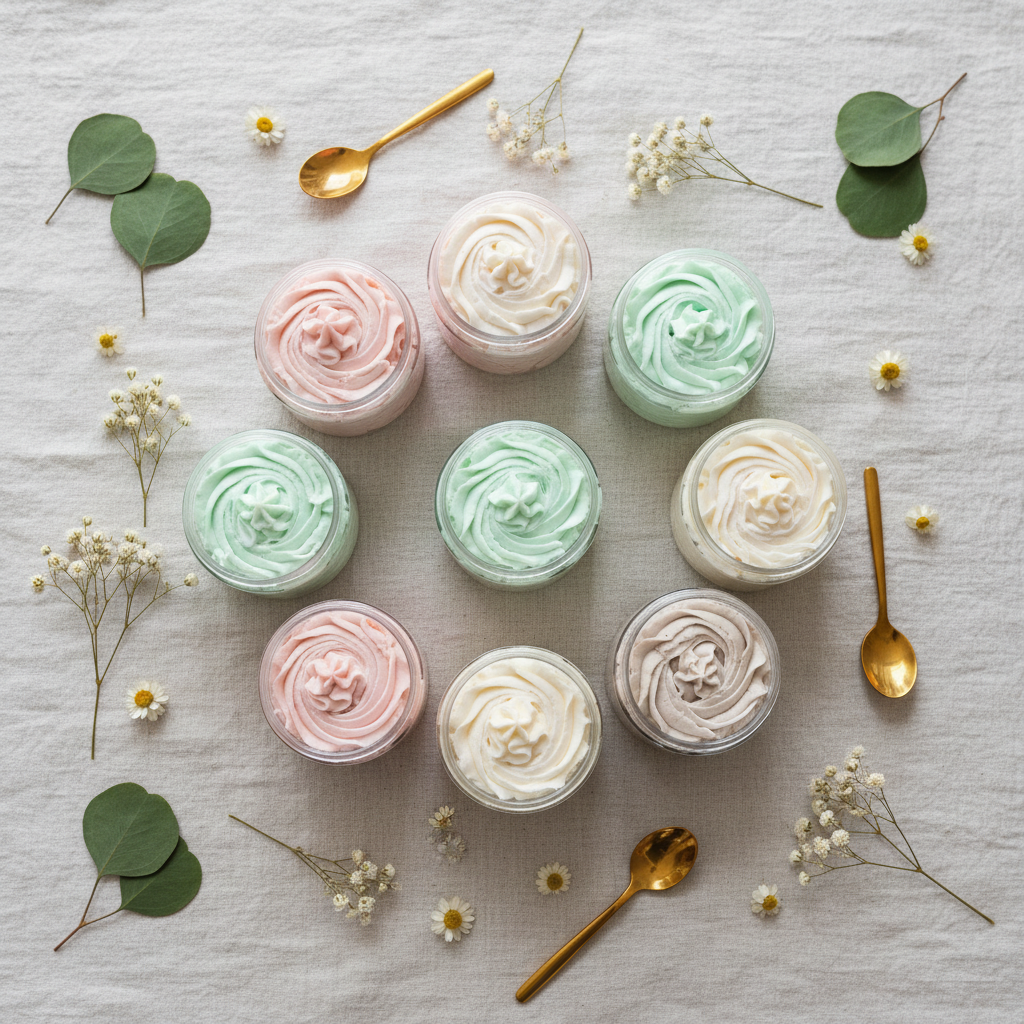 Body Butter Overhead Flat Lay