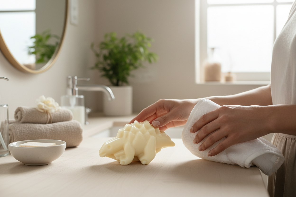 The "Bubbly Besties" Set - Shaped Soap & Loofah
