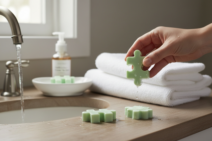 The "Bubbly Besties" Set - Shaped Soap & Loofah