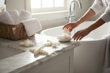 The "Bubbly Besties" Set - Shaped Soap & Loofah