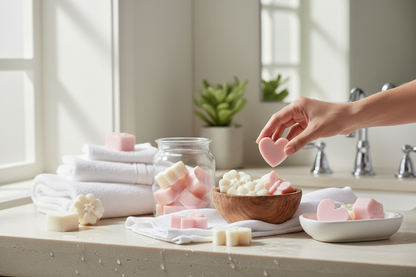 The "Bubbly Besties" Set - Shaped Soap & Loofah