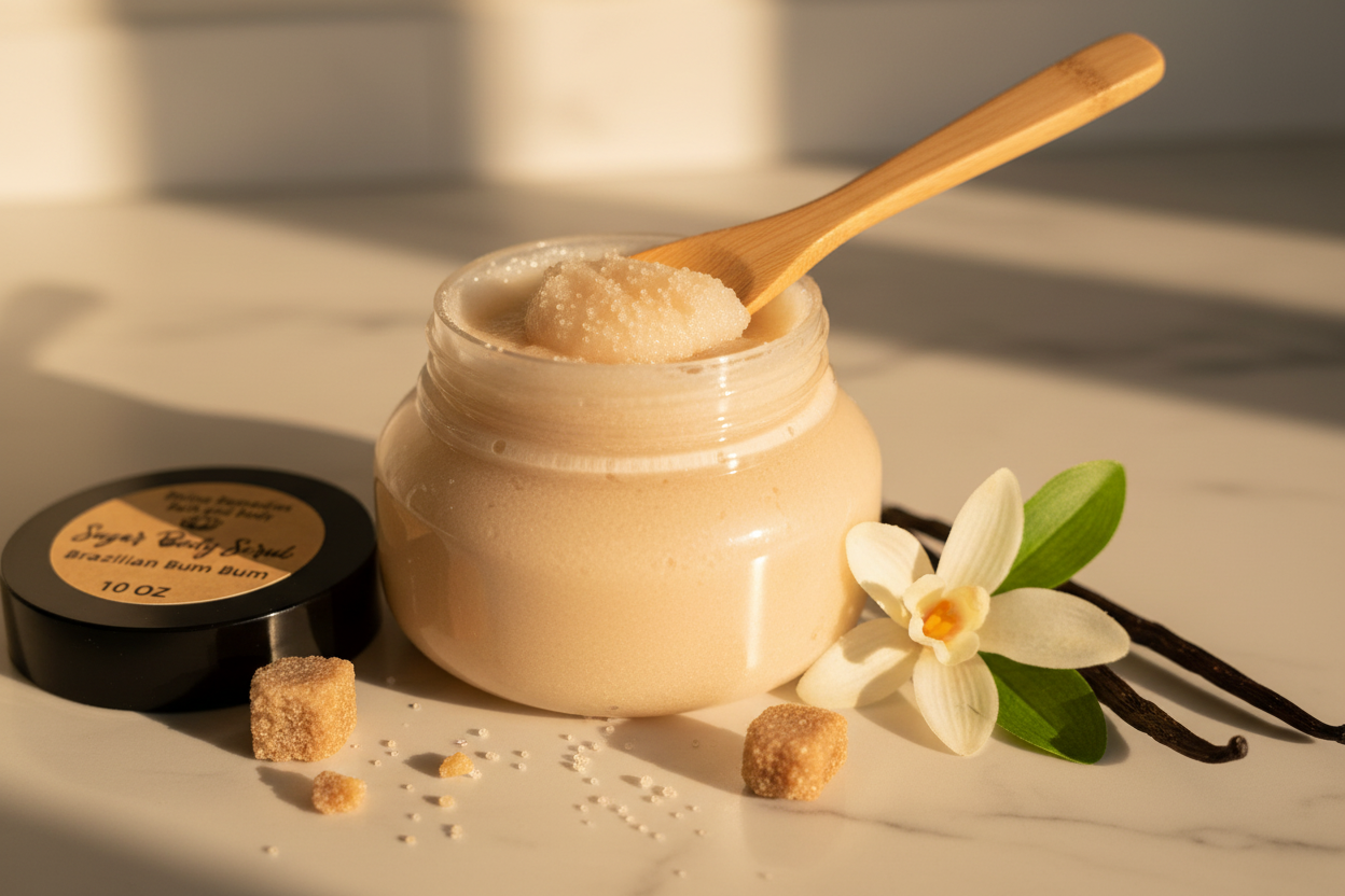 Sugar Scrub Soft Texture - Macro